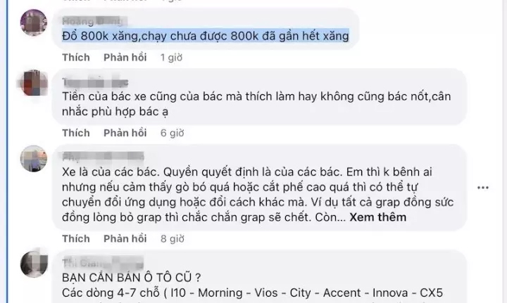 Giá xăng đắt chưa từng có, càng làm càng lỗ, tài xế xe công nghệ tính bỏ việc-2