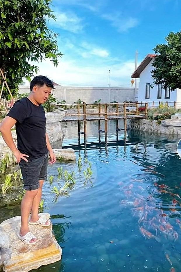 Đâu phải chỉ có mỗi doanh nhân Thắng Ngô sở hữu đàn cá Koi tiền tỷ, nhiều sao Việt gây choáng váng vì đầu tư lớn cho đàn cá Koi trong biệt thự-12