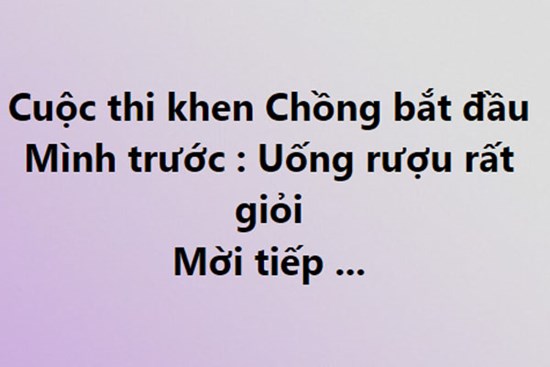 Cuộc thi khen chồng và những màn khoe bạn đời bá đạo của các bà vợ khiến dân tình cười chảy nước mắt