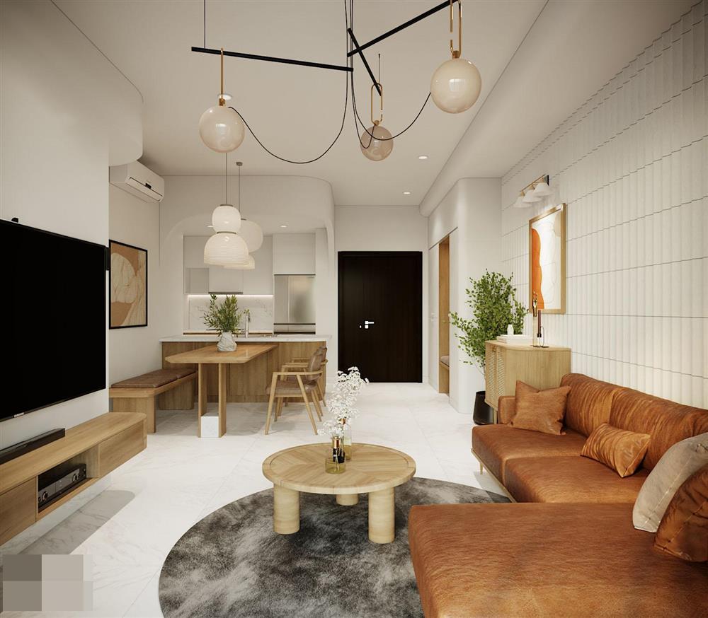 Căn hộ 3 ngủ hiện đại, nội thất đơn giản nhưng sở hữu các góc đẹp ‘thần thánh’-3