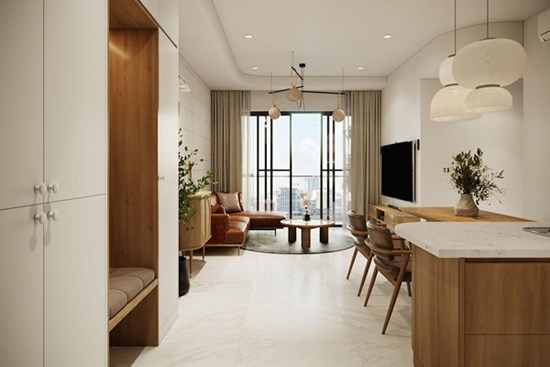 Căn hộ 3 ngủ hiện đại, nội thất đơn giản nhưng sở hữu các góc đẹp ‘thần thánh’