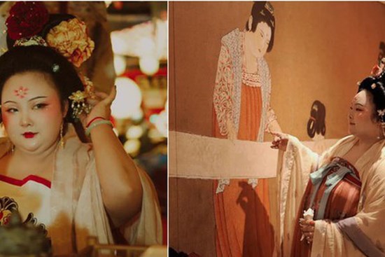 Cô gái nặng 100 kg xuất sắc cosplay đệ nhất mỹ nhân Dương Quý Phi, nhận được bao lời khen ngợi: 