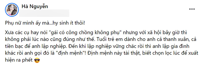Phụ nữ mình ấy mà… hy sinh ít thôi!-1