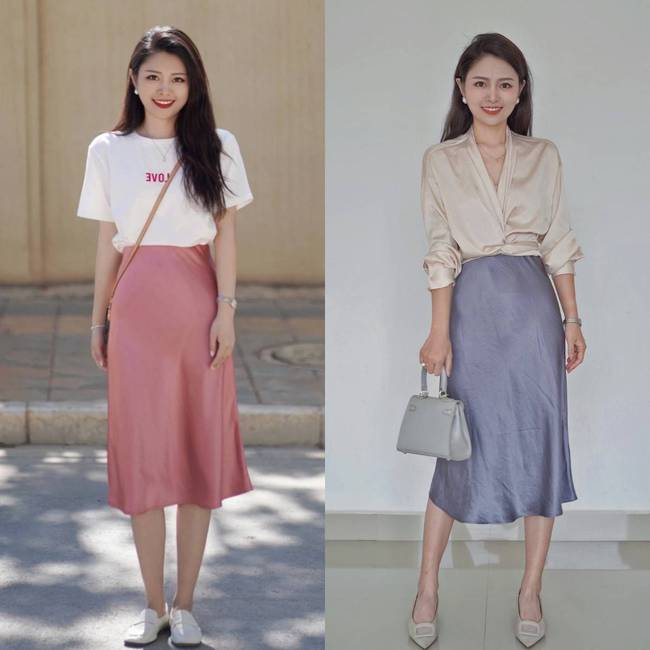 Mê chân váy dài nhưng sợ bị dìm chiều cao, nàng 30+ học ngay 3 chiêu hack dáng này-1