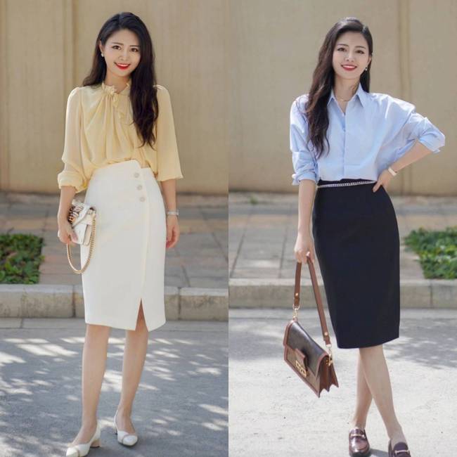 Mê chân váy dài nhưng sợ bị dìm chiều cao, nàng 30+ học ngay 3 chiêu hack dáng này-3