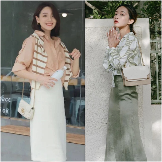 Mê chân váy dài nhưng sợ bị dìm chiều cao, nàng 30+ học ngay 3 chiêu hack dáng này-6