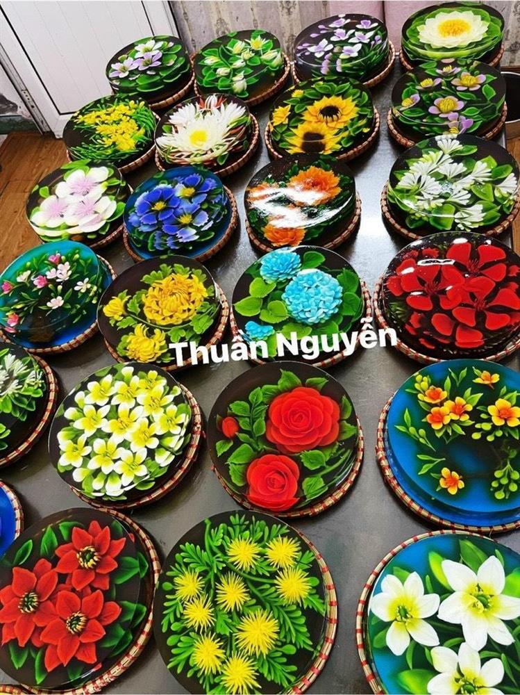 Chiếc bánh thạch rau câu 12 triệu tạo hình chữ S với sắc hoa 3 miền đất Việt-6