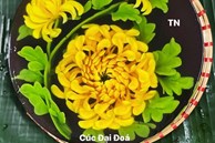 Chiếc bánh thạch rau câu 12 triệu tạo hình chữ S với sắc hoa 3 miền đất Việt