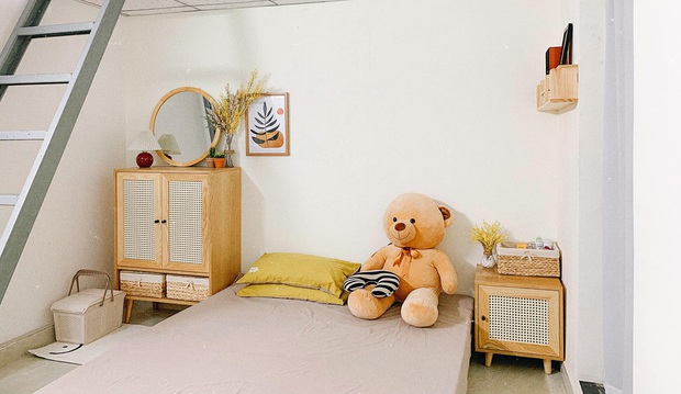 Chỉ với 8 triệu, cô gái Đà Nẵng cải tạo căn phòng trọ 12m² sang trang mới-3