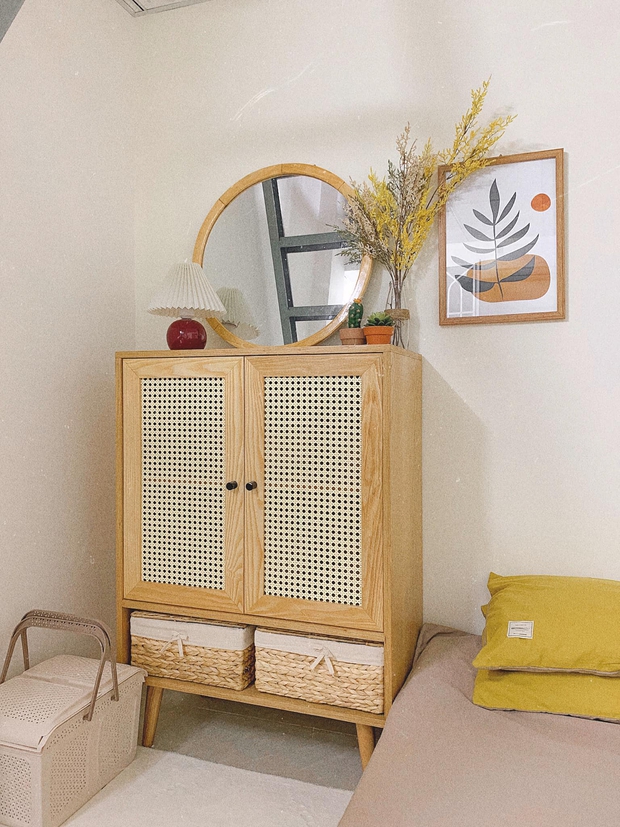 Chỉ với 8 triệu, cô gái Đà Nẵng cải tạo căn phòng trọ 12m² sang trang mới-4