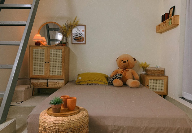 Chỉ với 8 triệu, cô gái Đà Nẵng cải tạo căn phòng trọ 12m² sang trang mới-11