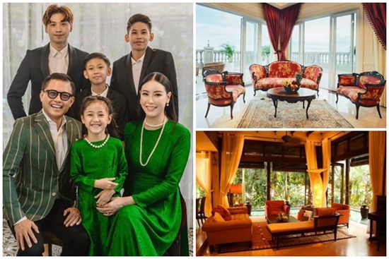 Biệt thự như cung điện, nội thất đúng kiểu 
