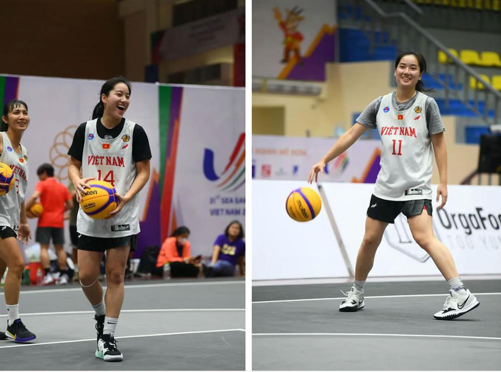 Cặp chị em sinh đôi tại SEA Games 31: Hiện tượng bóng rổ từ Mỹ về Việt Nam thi đấu, sở hữu loạt khoảnh khắc dễ thương-2