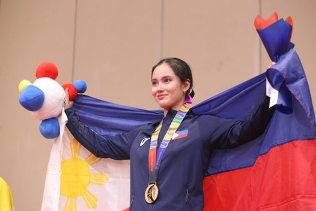 Nhan sắc gây xao xuyến của Nữ thần Philippines” SEA Games năm nay: Con gái đánh võ thì ra vẫn có thể dịu dàng cuốn hút đến thế-8