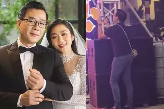 'Vua cá Koi' hộ tống Hà Thanh Xuân đi hát, dân mạng: 'THƯƠNG ANH'