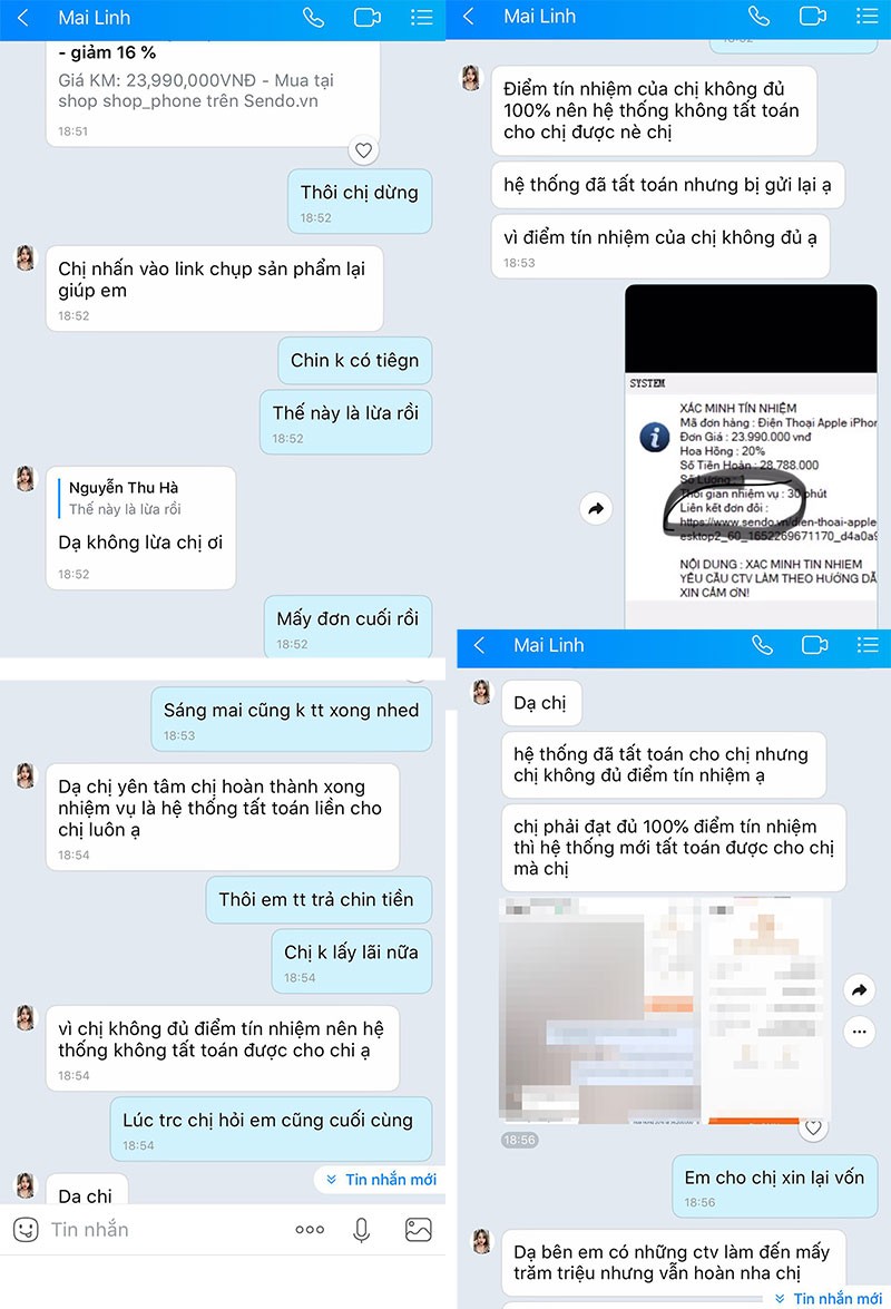 Người phụ nữ mắc ung thư bị lừa đảo hàng chục triệu vì cả tin làm cộng tác viên online nhận tiền hoa hồng-10