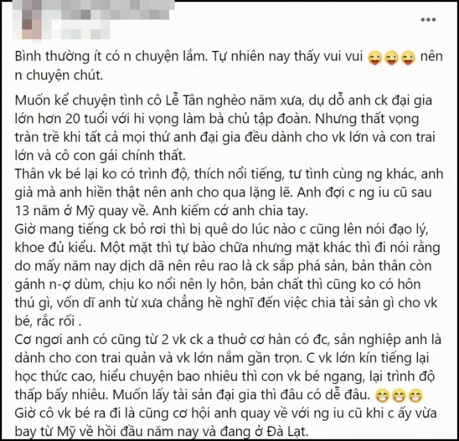 Phương Lê lên tiếng chuyện chia tài sản với chồng cũ, chị gái Hoa hậu Đặng Thu Thảo mỉa mai: Có được anh công nhận là vợ chồng hợp pháp đâu mà chia-3
