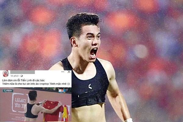 Tiến Linh ghi bàn giúp U23 Việt Nam vào chung kết SEA Games 31, Duy Mạnh liền vào nịnh bợ khiến fan cười nghiêng ngả-5