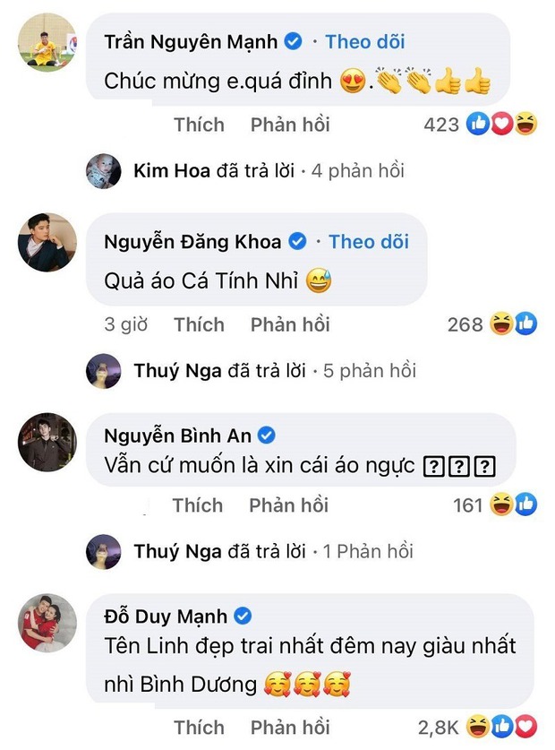 Tiến Linh ghi bàn giúp U23 Việt Nam vào chung kết SEA Games 31, Duy Mạnh liền vào nịnh bợ khiến fan cười nghiêng ngả-3