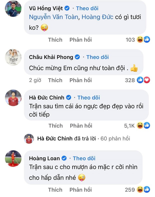 Tiến Linh ghi bàn giúp U23 Việt Nam vào chung kết SEA Games 31, Duy Mạnh liền vào nịnh bợ khiến fan cười nghiêng ngả-4