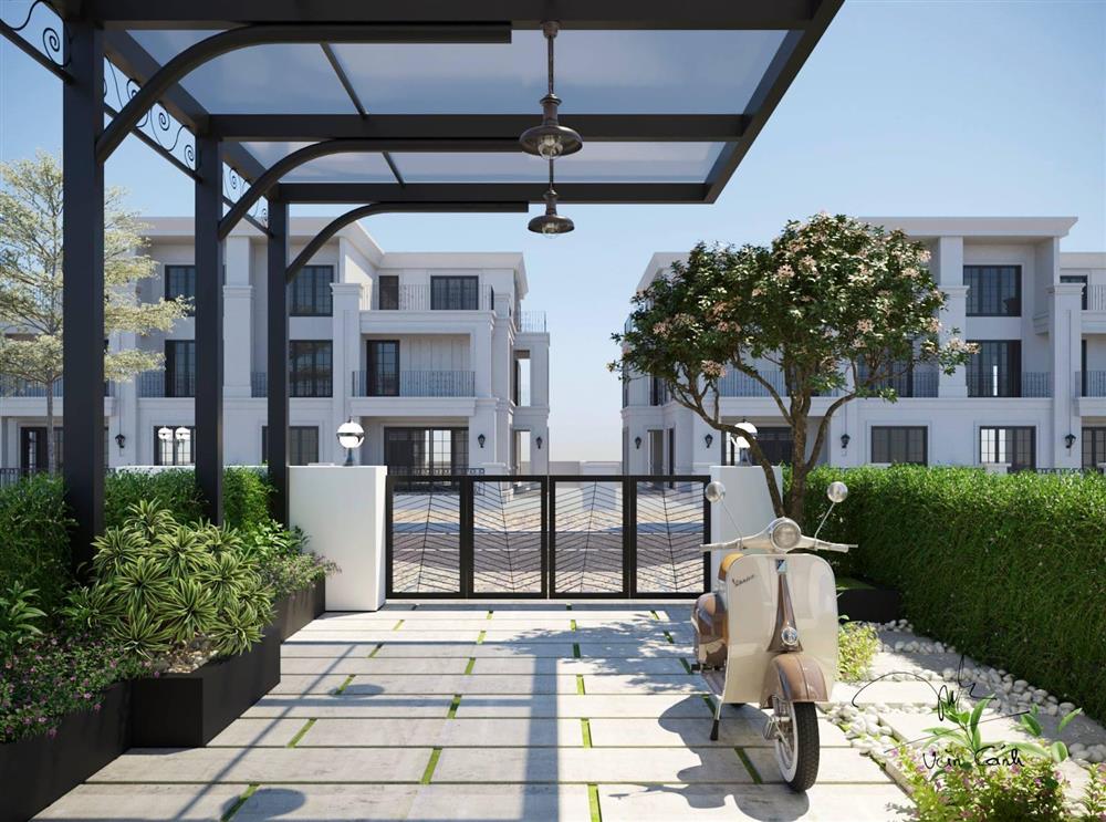 Nhà phố ở Long An thiết kế tân cổ điển, đẹp sắc sảo mà không rườm rà-1