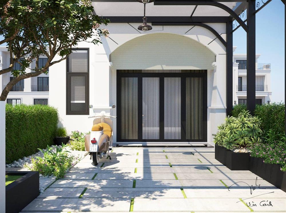 Nhà phố ở Long An thiết kế tân cổ điển, đẹp sắc sảo mà không rườm rà-2