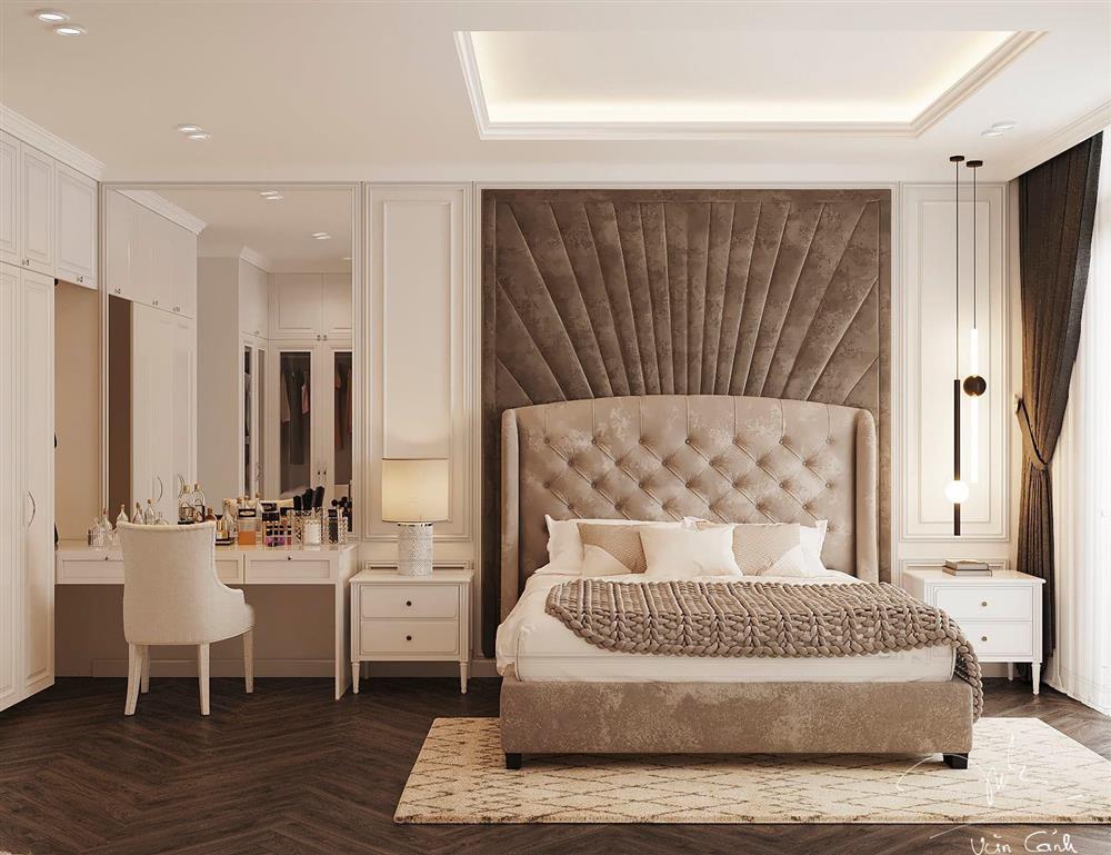 Nhà phố ở Long An thiết kế tân cổ điển, đẹp sắc sảo mà không rườm rà-10