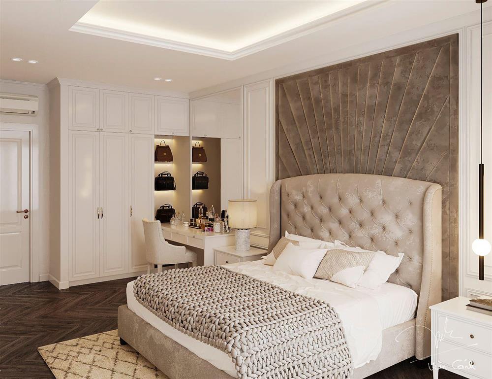 Nhà phố ở Long An thiết kế tân cổ điển, đẹp sắc sảo mà không rườm rà-11