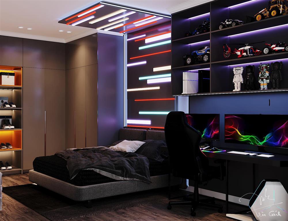 Nhà phố ở Long An thiết kế tân cổ điển, đẹp sắc sảo mà không rườm rà-16