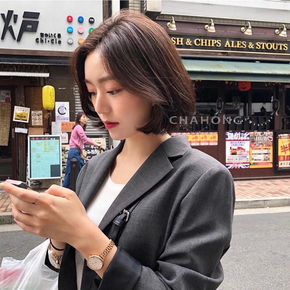 4 kiểu tóc ngắn không cần cắt mái vẫn giúp mặt thanh thoát, nhìn góc nào cũng xinh-5