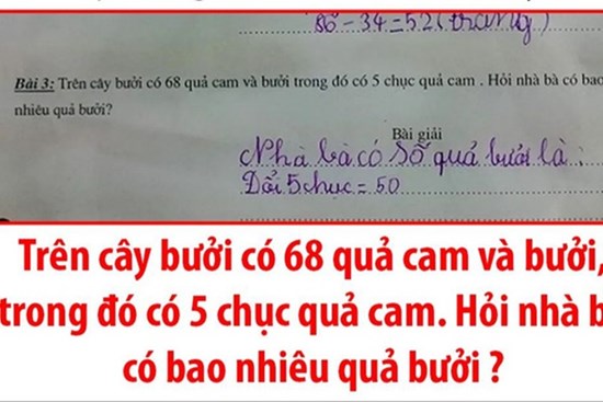 Bài Toán cấp 1: 