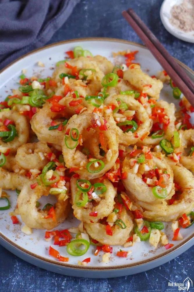 Trổ tài làm mực muối tiêu kiểu Trung thay đổi khẩu vị, chồng con mê mẩn-5