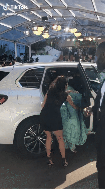 Đặc sản của Cannes: Những bộ váy áo cồng kềnh khiến khổ chủ” di chuyển vất vả-16