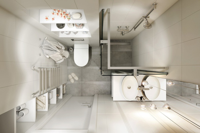 Căn hộ nhỏ vỏn vẹn 30m² nhưng vô cùng ấn tượng vì sự gọn gàng và gam màu trung tính-8