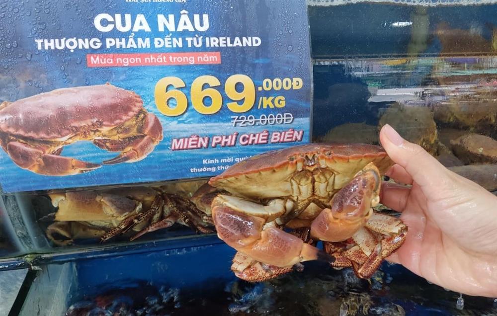 Cua biển nhập ngoại rẻ hơn cua trong nước-1