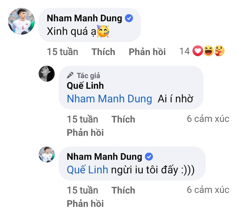 Người hùng ĐT U23 Việt Nam Nhâm Mạnh Dũng: Công khai người yêu hot girl với loạt tin nhắn tình bể bình-5