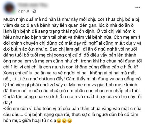 Con gái của bạn trai mắng L. Phương Anh cực nặng: Chị là người đàn bà có tâm hồn mục rữa hoại tử-2
