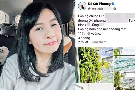 Cát Phượng liên tục rao bán nhà từng sống với Kiều Minh Tuấn