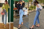 Quý cô người Pháp diện quần jeans ống đứng xuyên mùa hè, gợi ý 11 cách mặc siêu hợp nàng 30+