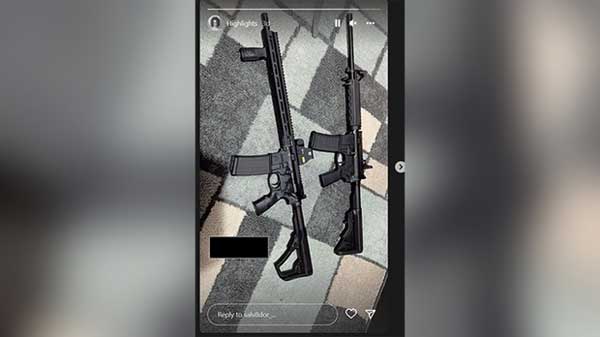 Nghi phạm xả súng trường tiểu học tại Mỹ từng khoe 2 khẩu súng trường trên Instagram-1