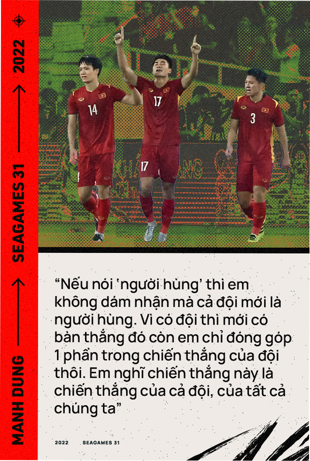 Nhâm Mạnh Dũng: Cậu bé đen nhẻm phải chờ suốt 3 năm để được đá SEA Games 31, luôn ra sân từ ghế dự bị nhưng cái kết quá ngọt ngào-2