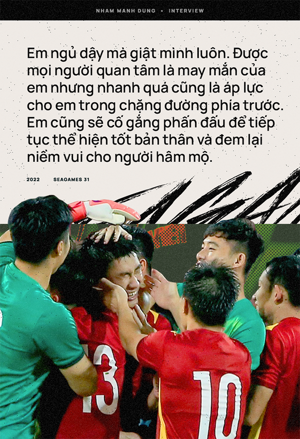 Nhâm Mạnh Dũng: Cậu bé đen nhẻm phải chờ suốt 3 năm để được đá SEA Games 31, luôn ra sân từ ghế dự bị nhưng cái kết quá ngọt ngào-11