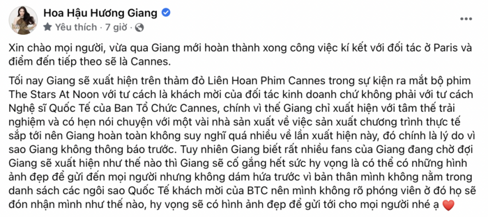 Hương Giang lên đồ lộng lẫy như cô dâu, tiếp bước Lý Nhã Kỳ tại LHP Cannes-1