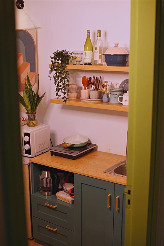 Cô gái Hà Nội cải tạo phòng trọ 35m² chỉ 25 triệu mà đẹp ngỡ ngàng-9