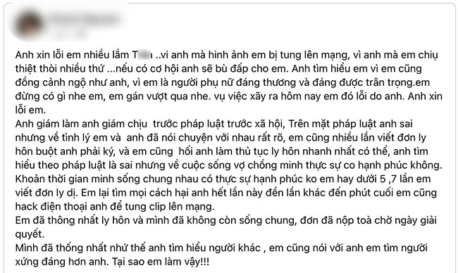 TikToker Đồng Tháp bị lộ clip nóng và bị tố giật chồng: Như vậy với em là quá đủ rồi”-4
