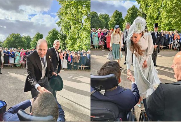 Công nương Kate xinh đẹp rạng ngời trong sự kiện bất chấp thời tiết xấu, nhà Meghan Markle đoàn tụ với Hoàng gia Anh-4