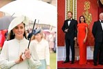 Công nương Kate xinh đẹp rạng ngời trong sự kiện bất chấp thời tiết xấu, nhà Meghan Markle 'đoàn tụ' với Hoàng gia Anh
