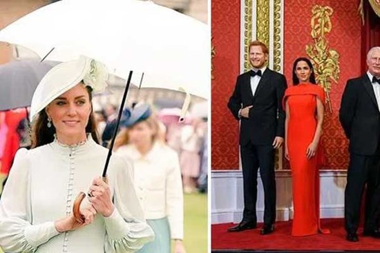 Công nương Kate xinh đẹp rạng ngời trong sự kiện bất chấp thời tiết xấu, nhà Meghan Markle 