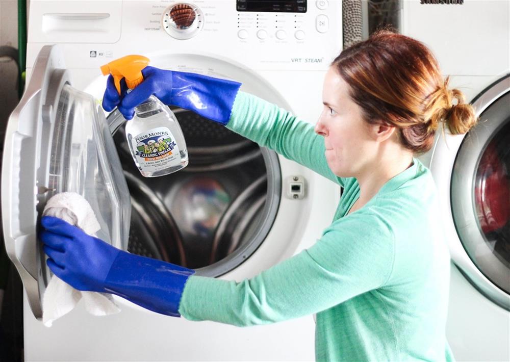 Cách xử lý nấm mốc trong máy giặt-4