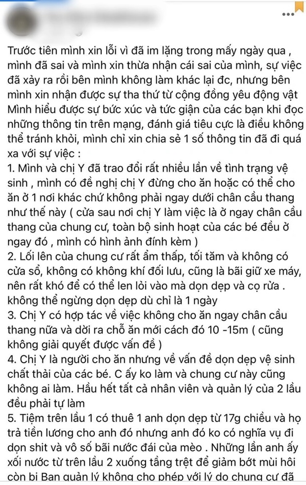 Bị tố đánh bả 20 con mèo hoang, nhà hàng steak ở TP.HCM thừa nhận: Không từ ngữ nào có thể bào chữa cho hành động này của mình-1